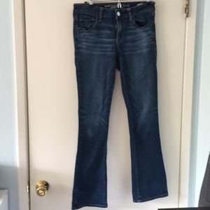 American eagle skinny kick dark wash size 8 jeans